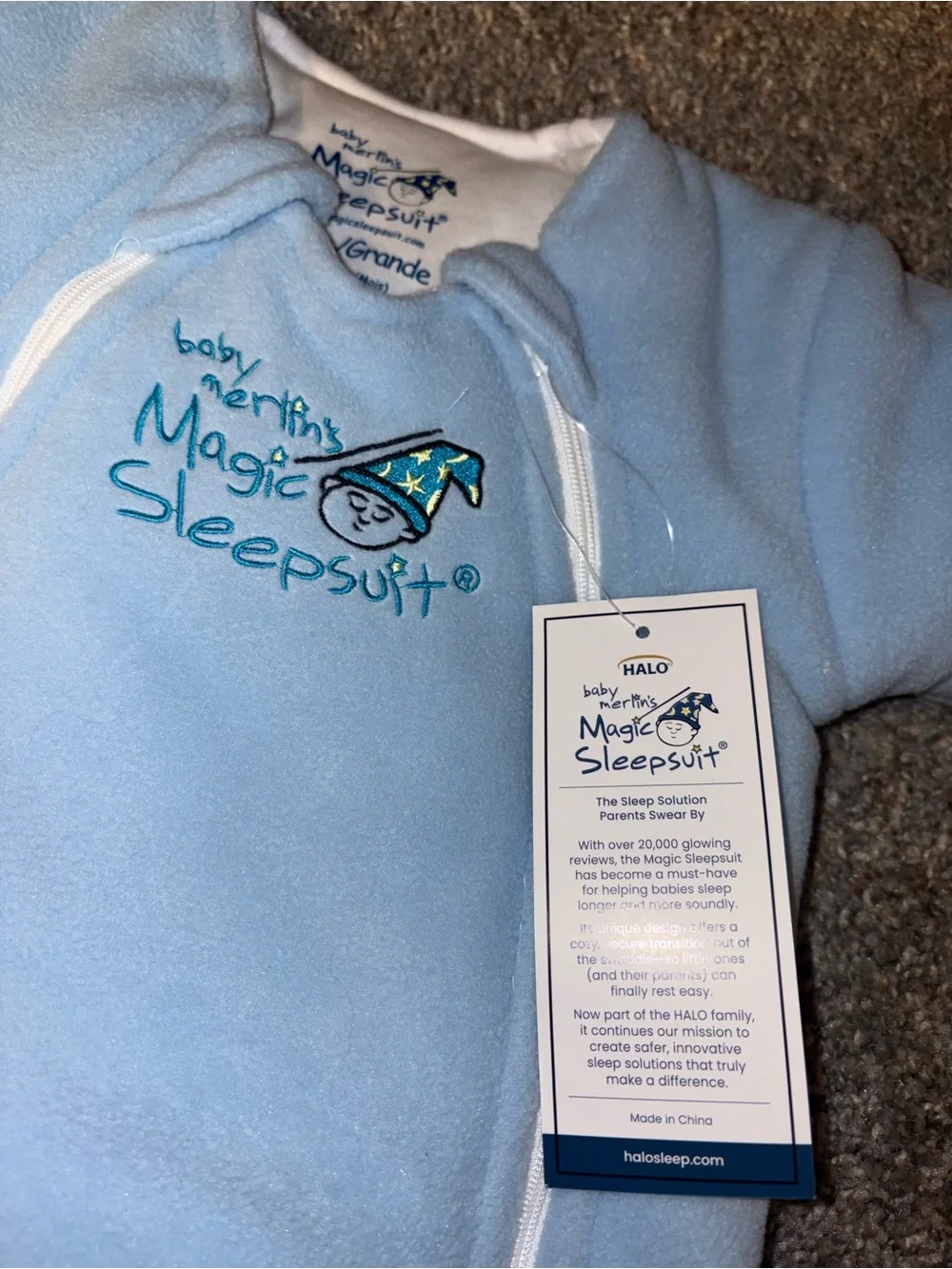 Baby Merlin’S Magic Sleepsuit brand new